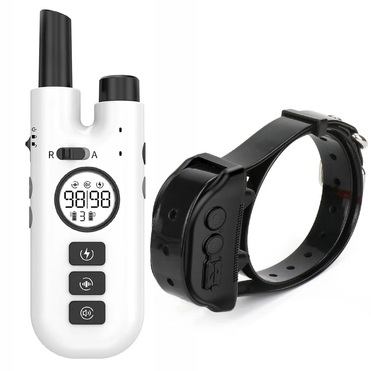 

Dog Training Collar, Remote Dog Collar for Small Medium Large Dogs, Electric Collar with Beep/Safe Static/Vibration Modes