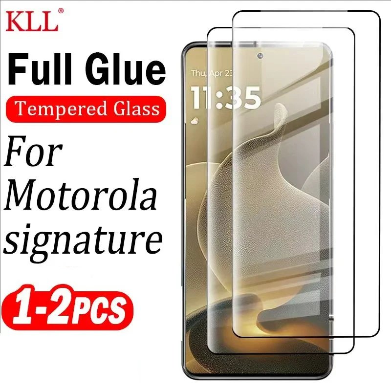 1-2pcs 3D Curved Full Glue Transparent Tempered Glass For Mo