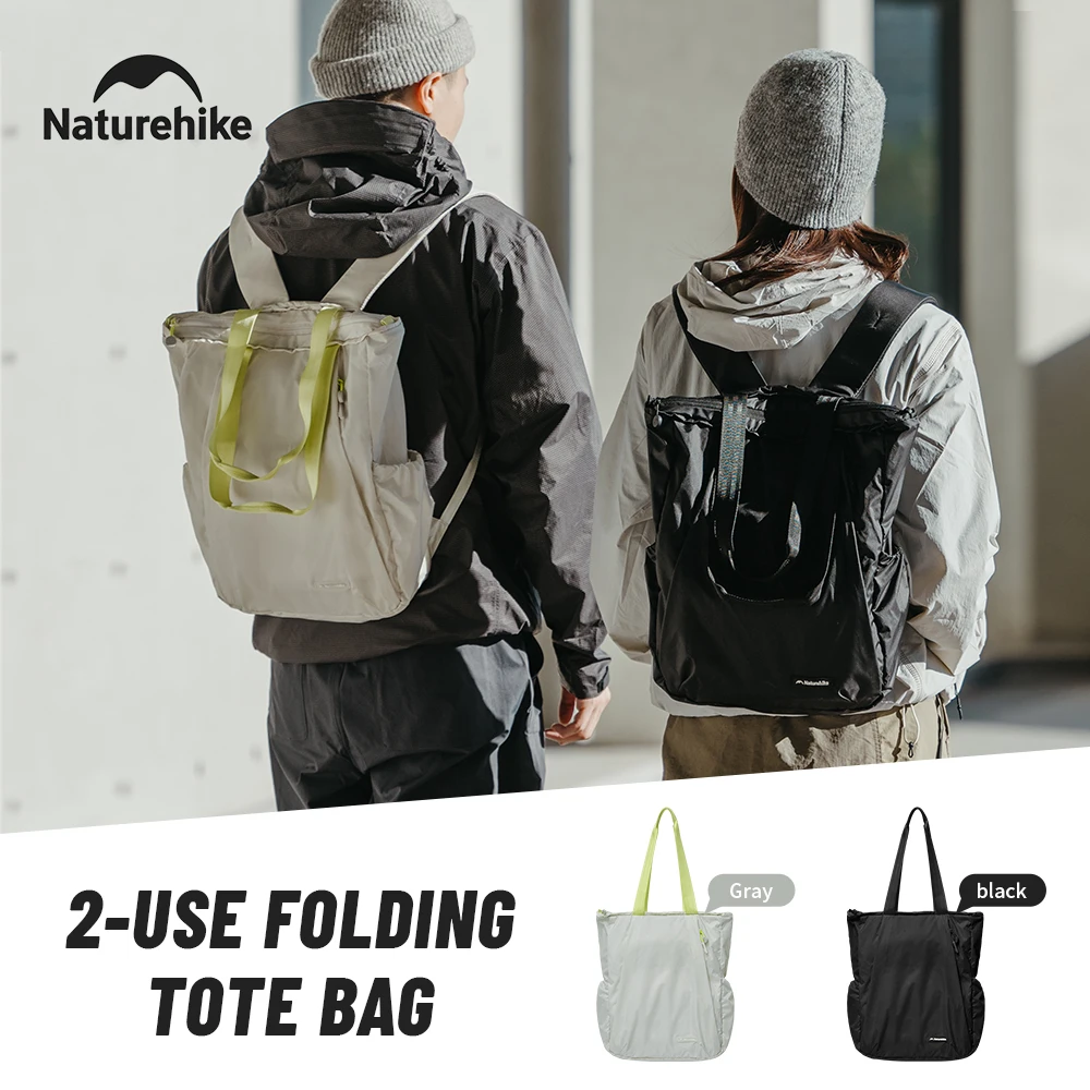 Naturehike Large Capacity Tote Bag Versatile Handbag for Women Commuting Bag Messenger Shoulder Bag Multi-functional Man Bag