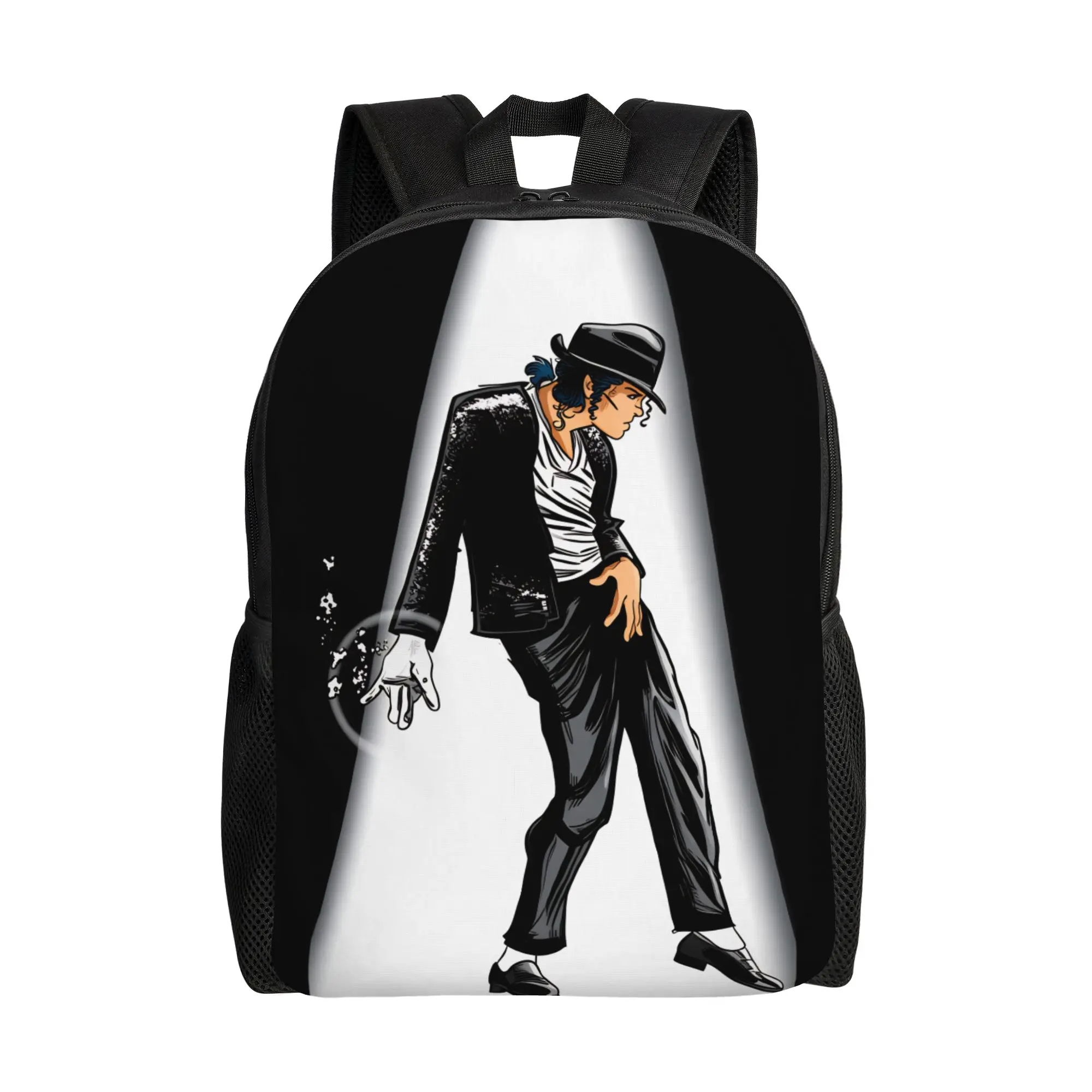 

Michael Jackson Musicians Singers Dancers Backpack Casual Backpacks Teen Sport Pattern School Bags Designer Rucksack
