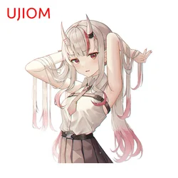 UJIOM for Hololive Nakiri Ayame Wall Sticker Waterproof Vinyl Anime Decal Wardrobe Living Room Bathroom Bedroom Decor