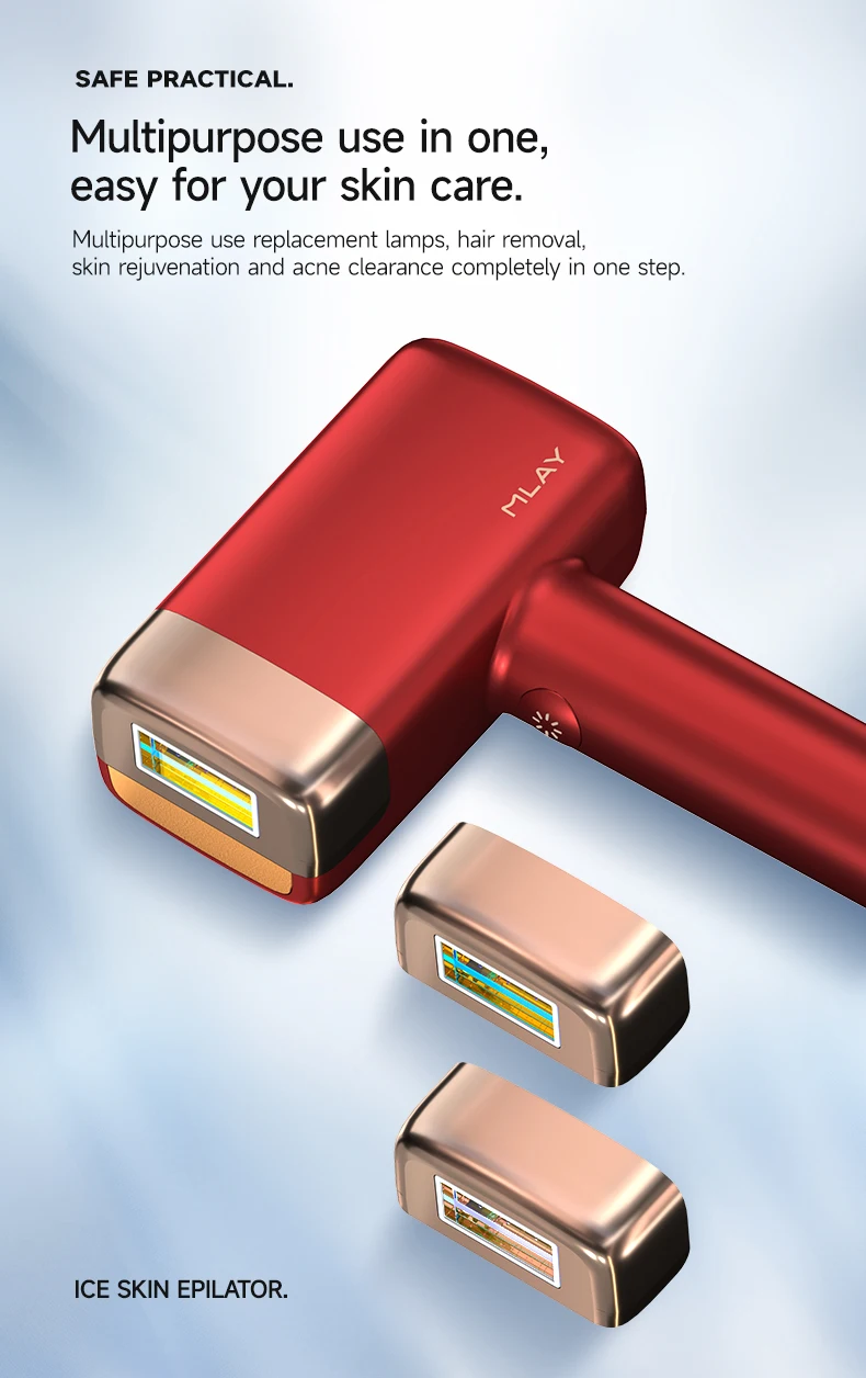 Mlay 2022 Nieuwe Arrvial T14 Ipl Ontharing Apparaat Snelle Blijvende Shoting Hoge Energie Met Pijnloos Epilat Ice Feel Voor 500000 Schot