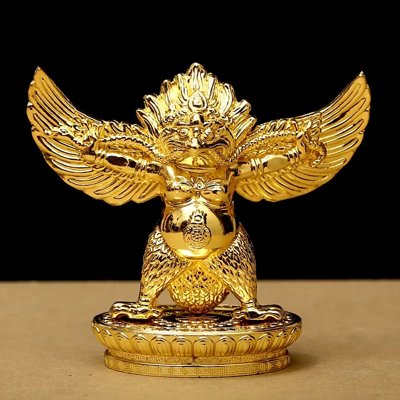

Alloy Metal Gilding Gold Fengshui Suppliers Lucky Roc Garuda Great Golden-winged Peng Bird Character