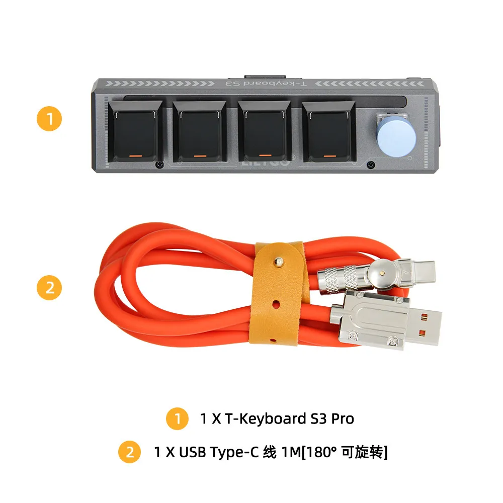 LILYGO  T-Keyboard-S3-Pro ESP32-S3 Keyboard Development Board - STM32 Encoder Module