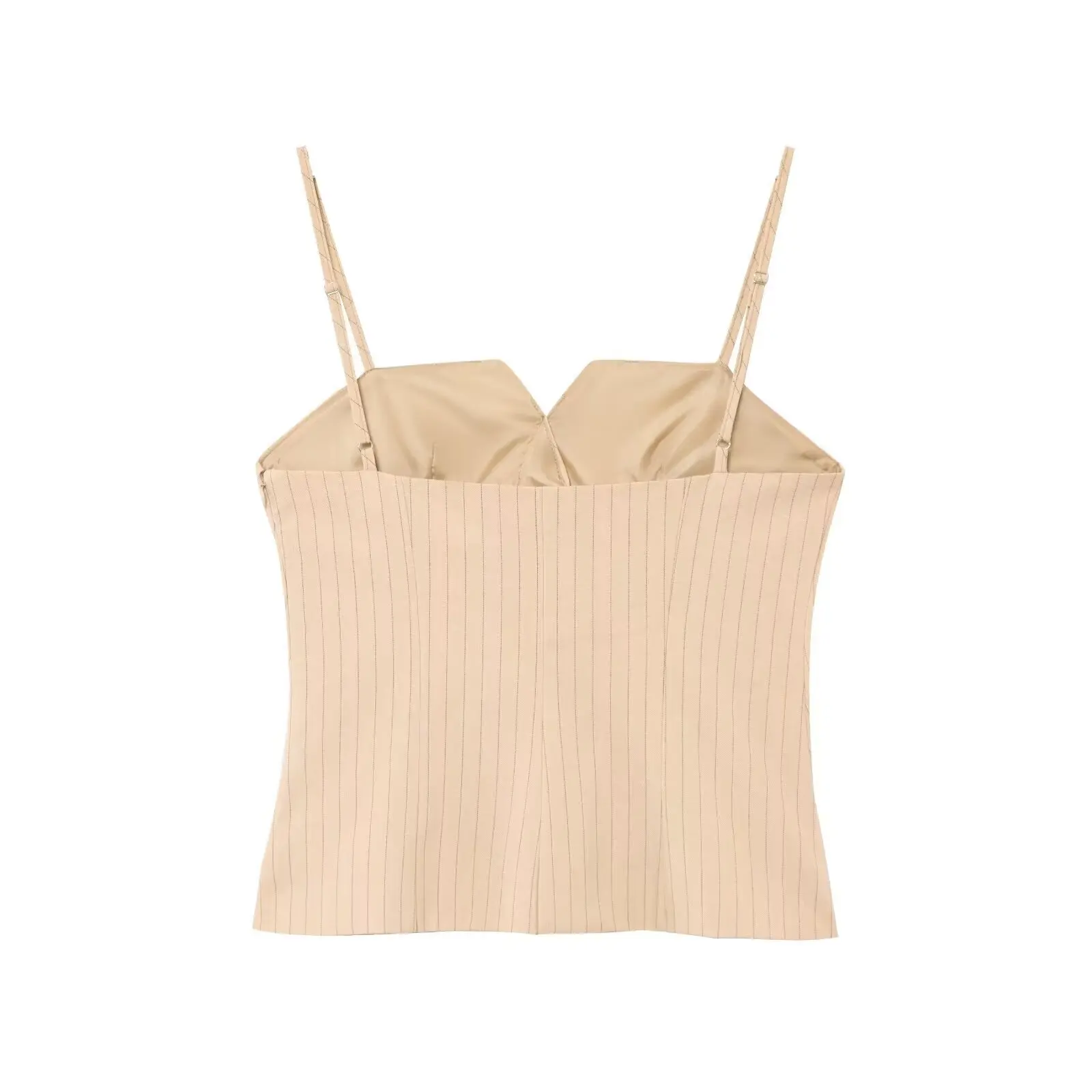 JNLEAOG 봄 신상 여성 패션 슬림 스트라이프 미디 스커트 팬츠 유럽 스타일 중간 허리 투피스 세트 성인용