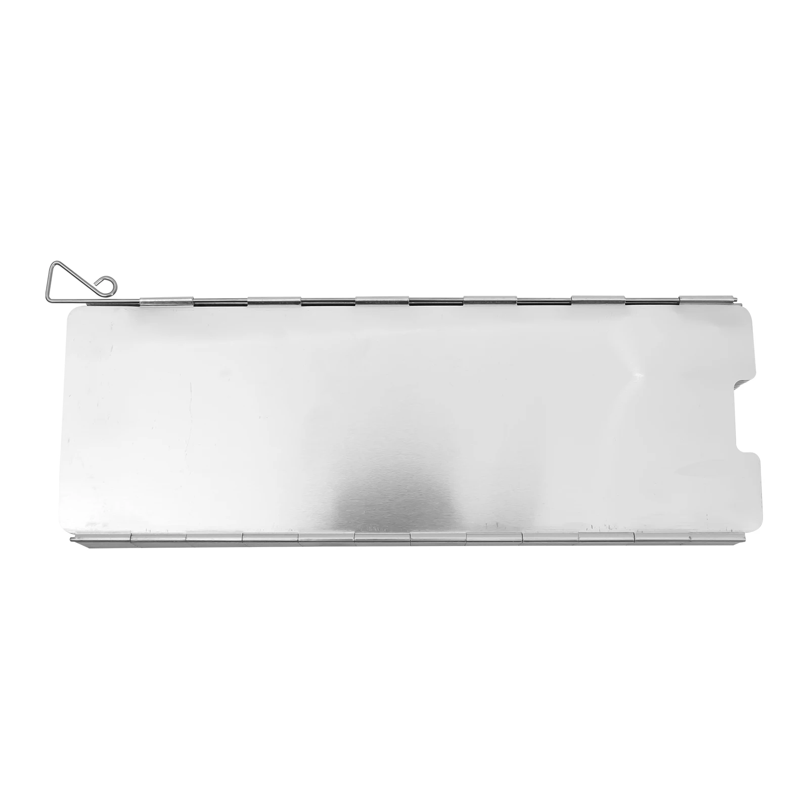 

Aluminum Alloy Folding Stove Windscreen Portable Camping Trip Outdoor Gas Burner Storage Pouch Adjustable Length High Quality