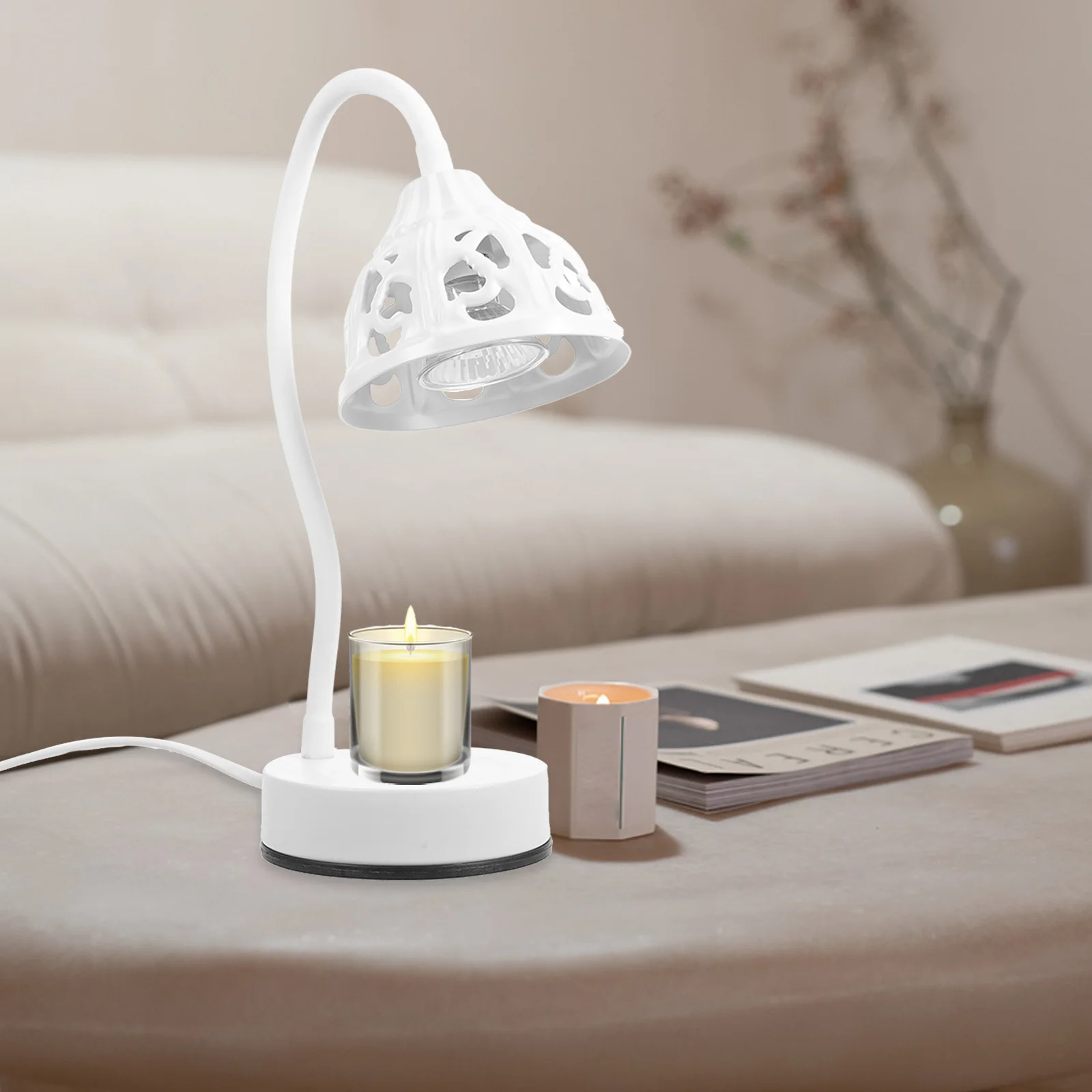 

Warmer Lamp Small Decorative Night Light for Bedroom Jar Melts Wax Burner Electric Wax Melt Warmer