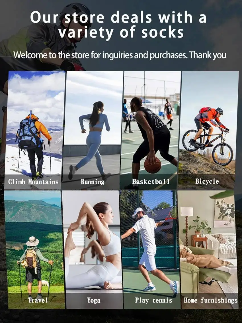 AliExpress NONE Hot sale Professional Cycling socks best funky Breathable Wicking Road Bicycle Sport Compression Running Socks