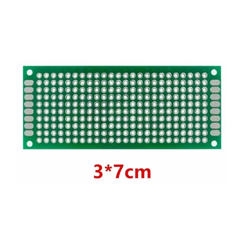 5pcs PCB Board Prototype Board Green 2x8/3x7/4x6/5x7/7x9/8x12/9x15cm Double Sided Circuit Boards For DIY Soldering Project