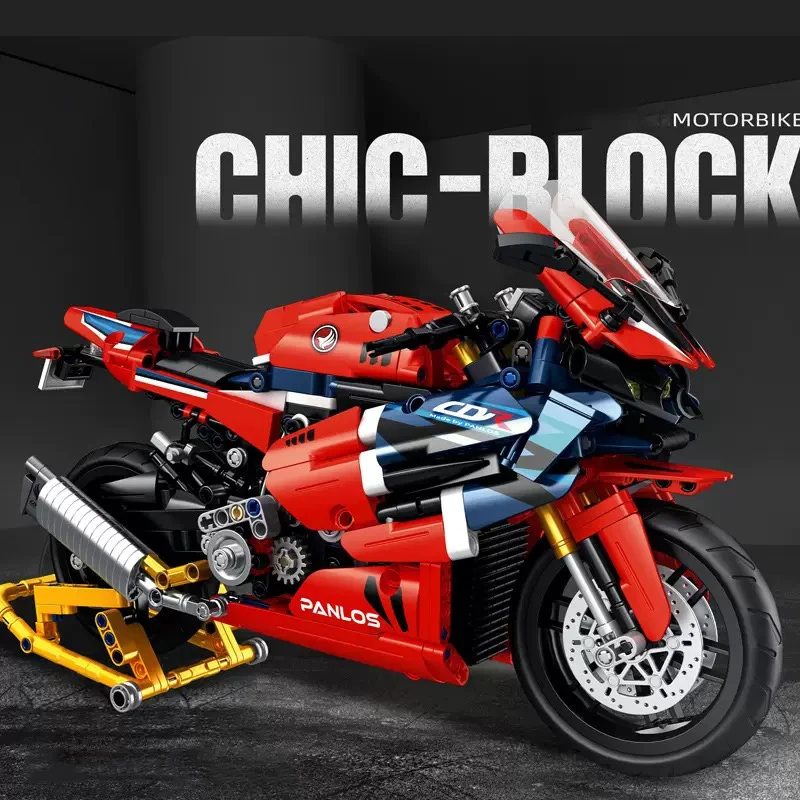 672008 cidade motocicleta modelo de montagem brinquedo pequenas partículas blocos de construção desktop modelo carro ornamento presente natal presente aniversário