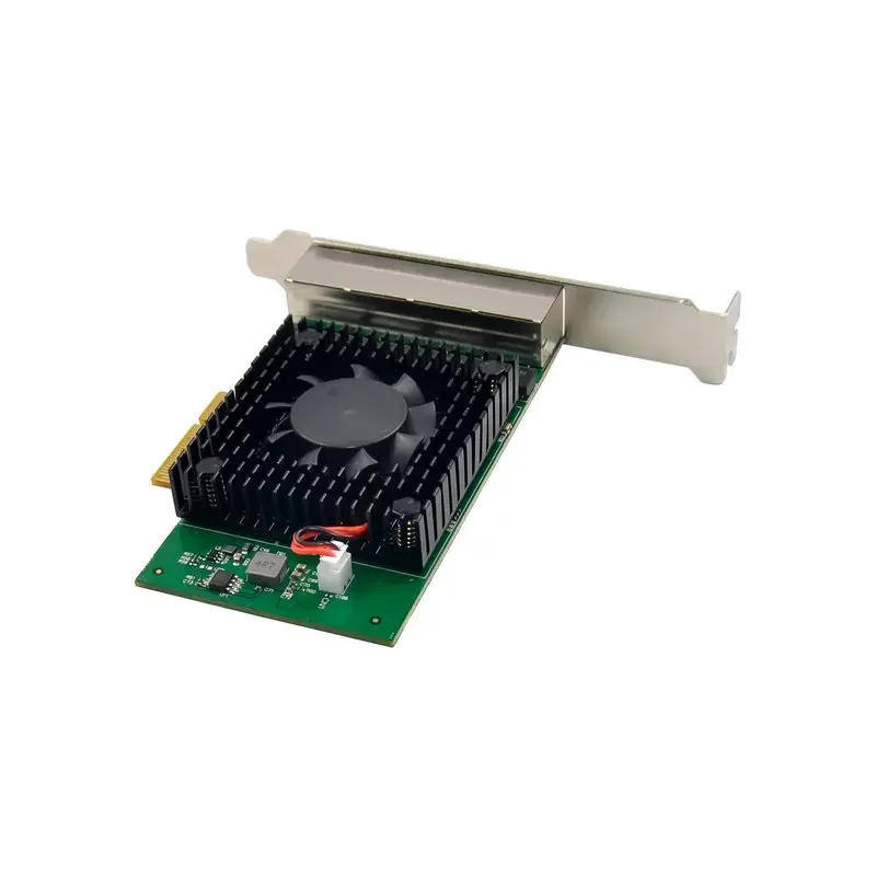 Adaptador de rede Gigabit Ethernet de servidor de quatro portas 2.5G PCI-E Desktop ESXI rota suave Qunhui I225