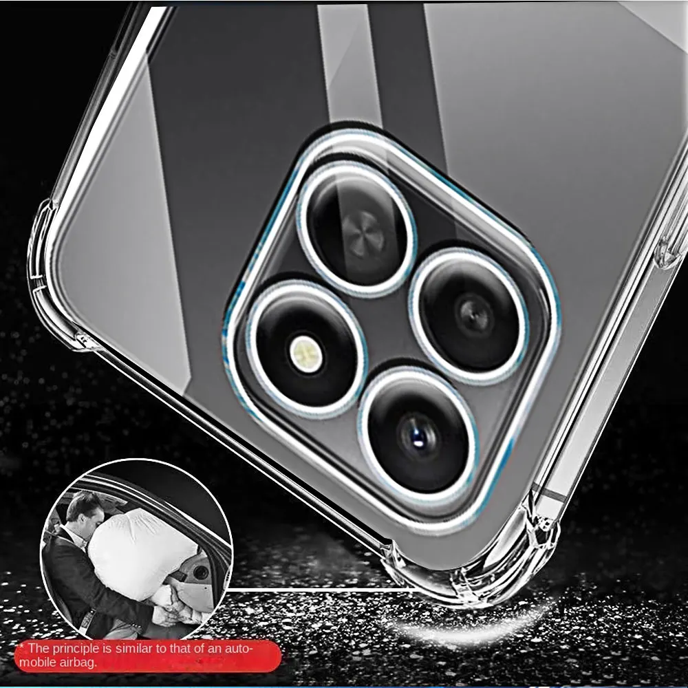 ل الشرف X7d X8d X9d X6d X9c X8c X7c X6c X9b X8b X7b X6b 5G 4G جراب هاتف شفاف الغطاء الخلفي واقية Phonecase لينة شل