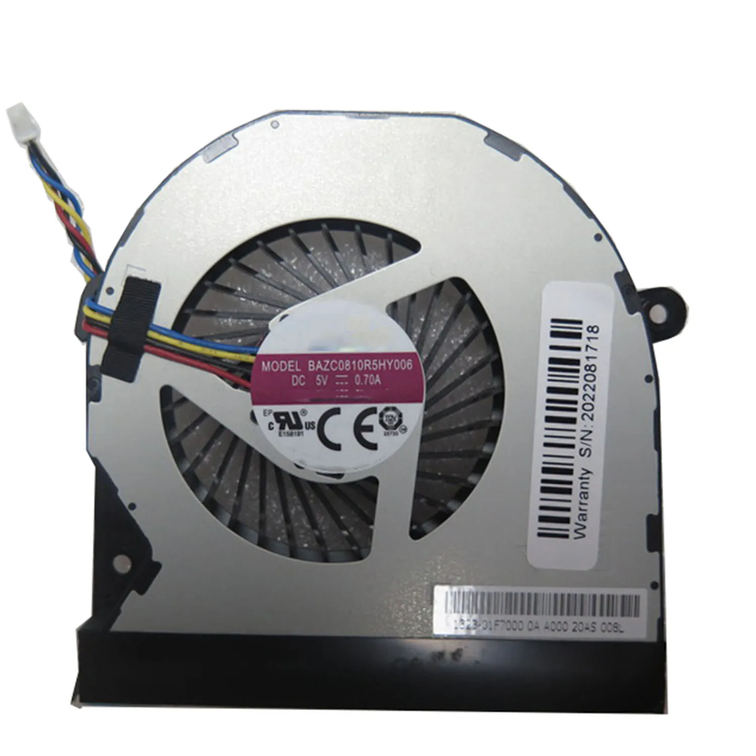 

ВЕНТИЛЯТОР NUC для INTEL BAZC0810R5HY006 1323-01F7000 DC5V 0,7A