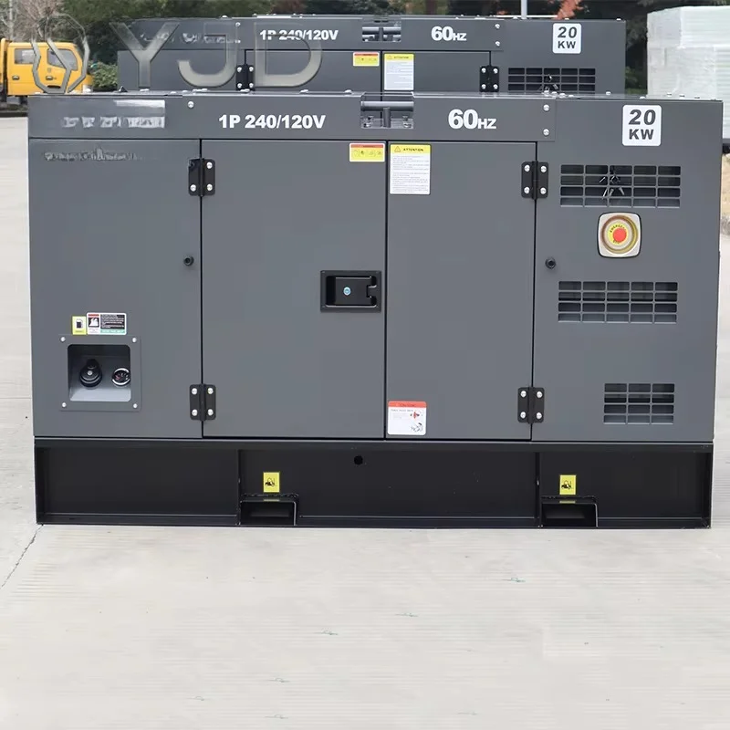 20KW Diesel Generator 25kva Generator Perkin Brand Big Fuel Tank Low Noise Type for Home Use