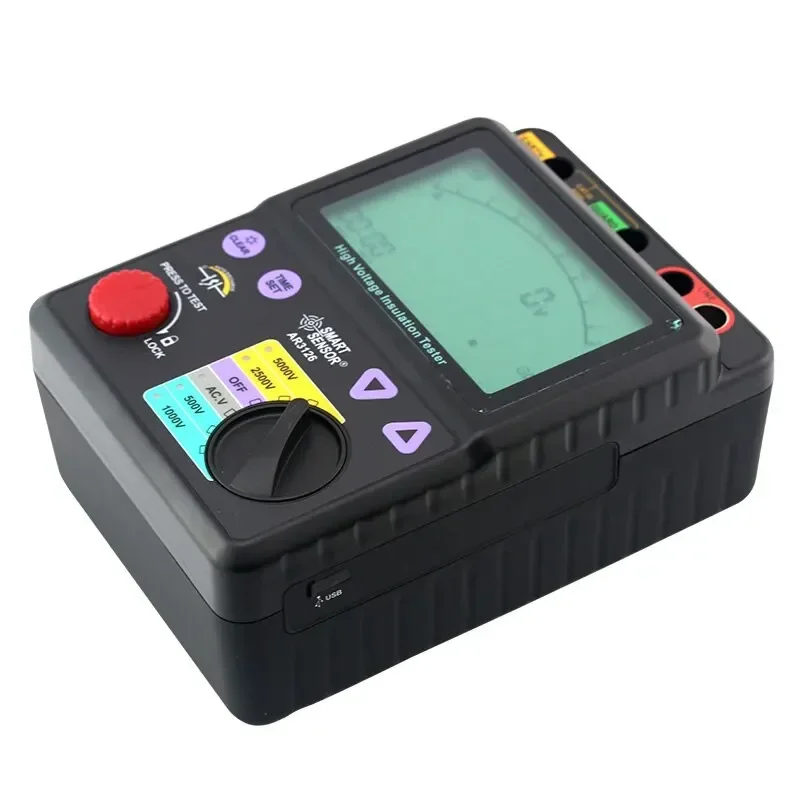 

2025/SMART AR3126 Digital Megohmmeter High Voltage Tester Ohm Meter Earth Insulation Resistance Tester