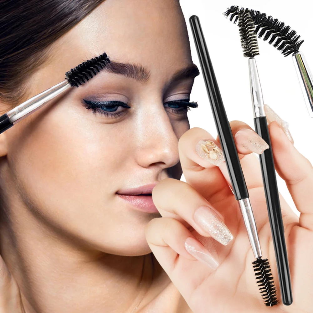 1/3pcs Soft Eyelash Brushes twisted Eyebrow Brush Elbow Contouring Eye Brow Eyeliner Brushes Eyes Blending Cosmetic Makeup Tool