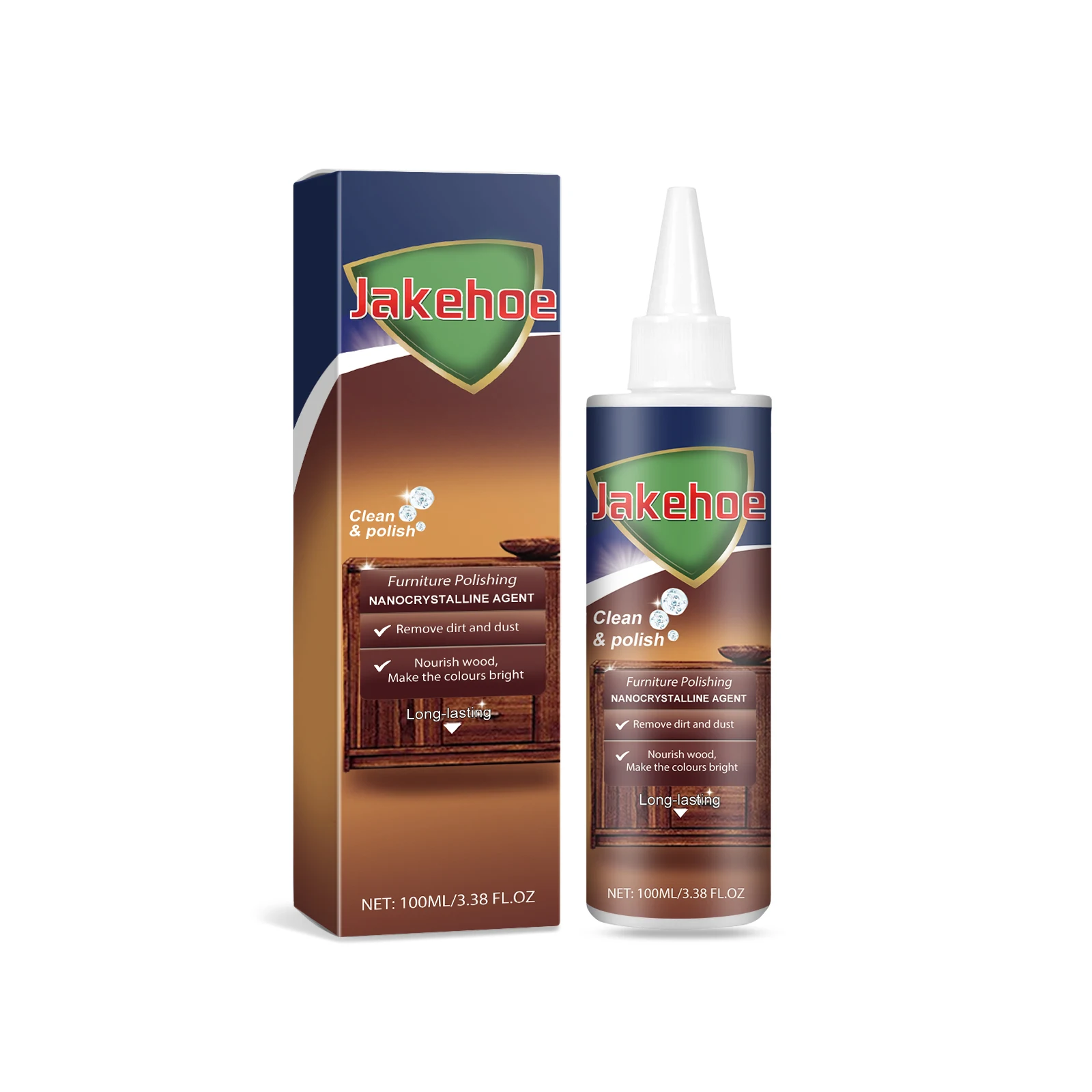 Furniture Surface Care Coating, Cleans & Boosts Surface Shine, Gentle Formula for Furniture Polishing Maintenance