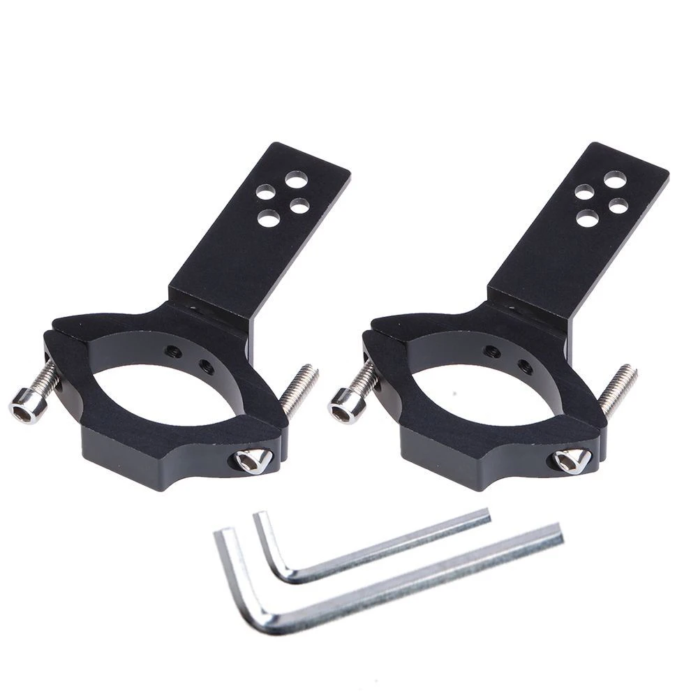 

1 Set Spotlight Holder TG11/TG13 Universal Mount Adjustable Clamp Aluminum Alloy Motorcycle Headlight Bracket