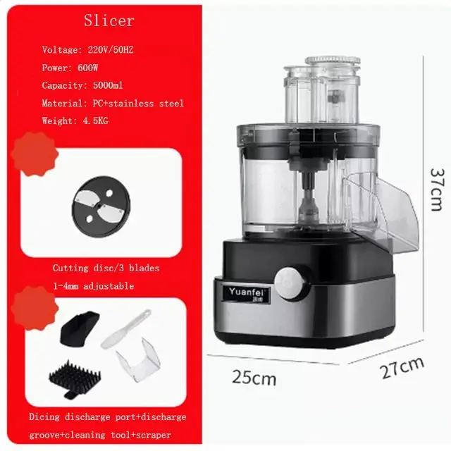 Multi Functional Electric Slicer Vegetable Cutting Machine Carrot Potato Dicing Machine Shredder Cucumber Dicer Meat Grinder