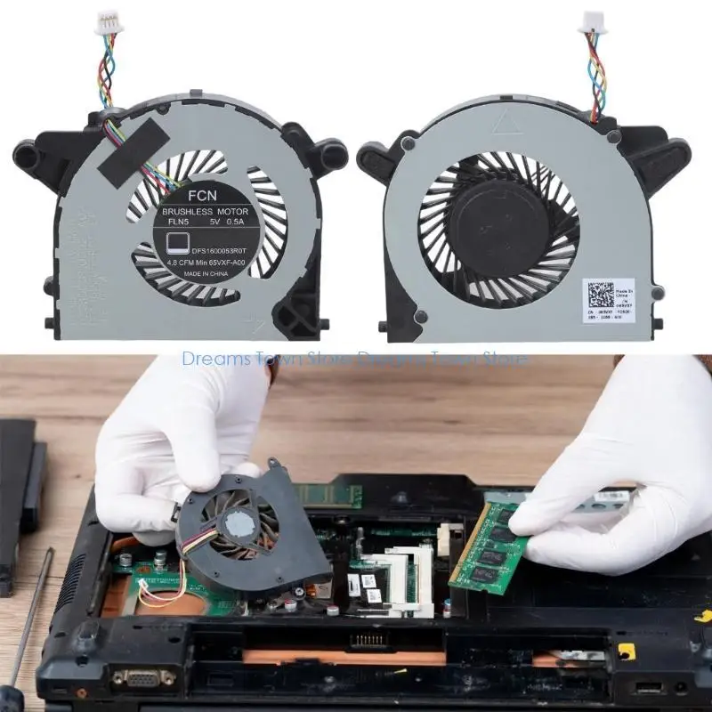HX6A ЦП вентилятор DC5V 0,5A 4PIN 4 -WIRES ноутбуки ЦП Охлаждающий вентилятор для 7070 7090 Machine Notebook Radiators