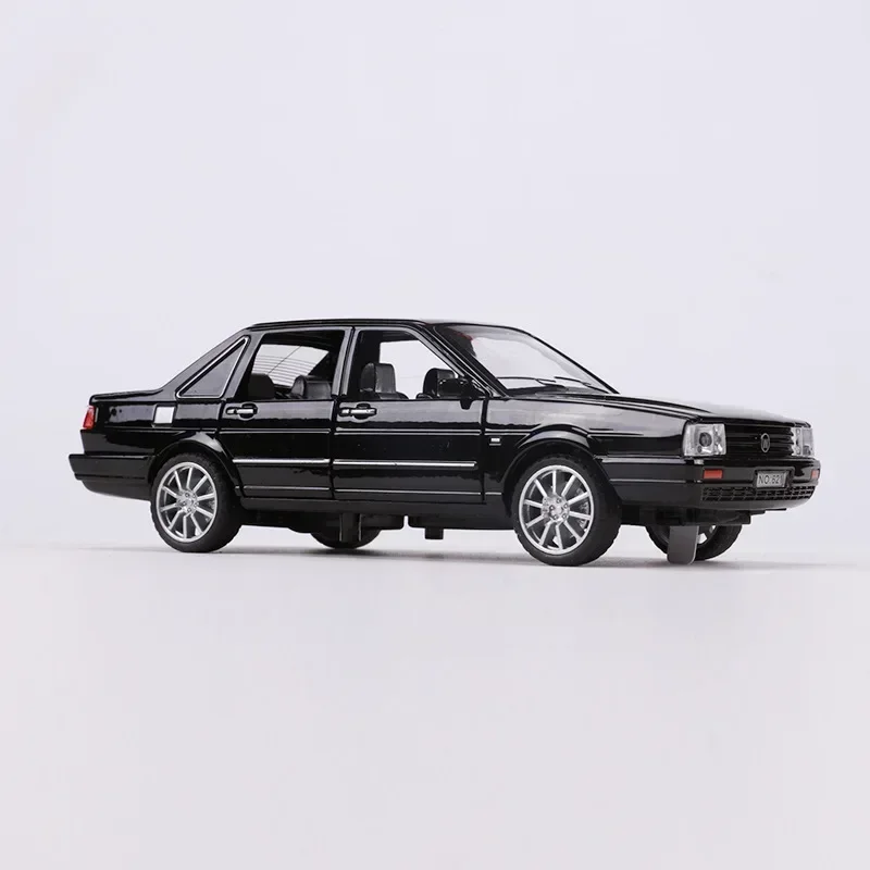 

1:32 Volkswagens SANTANA Alloy Car Model Diecast & Toy Metal Vehicles Car Model High Simulation Sound Light Collection Kids Gift