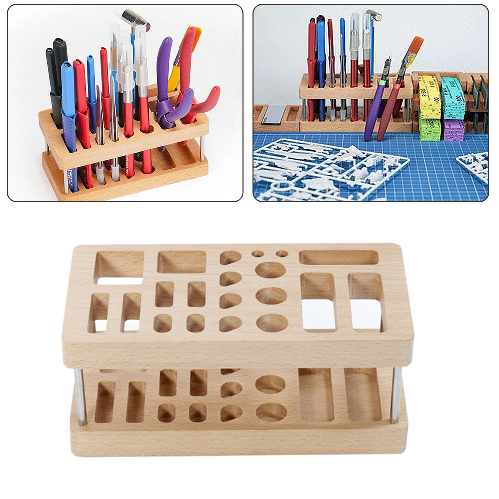 DIY Model Kit Tool Organizer Rack Assembly Model Making Tool Storage Box Hobby Building Tools Holder Crafts Tools Rack Stand