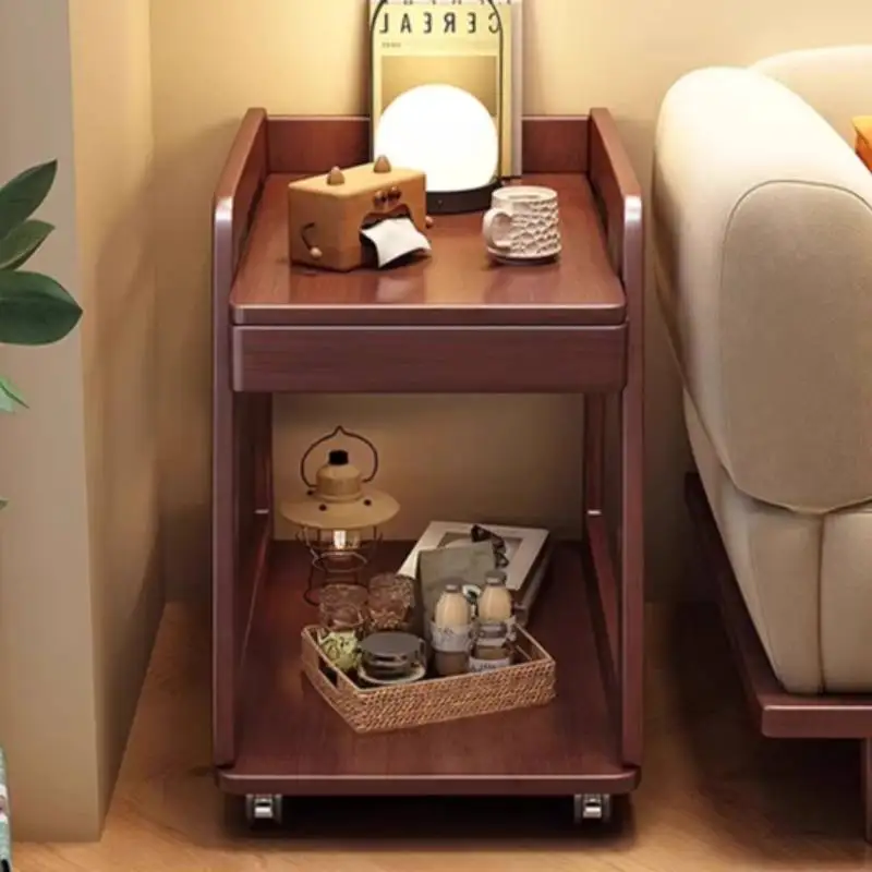 طاولات القهوة الحديثة المتنقلة بالكون تصميم أنيق على شكل طاولات القهوة القابلة للطي شقق فاخرة Stolik Kawowy أثاث المنزل #2