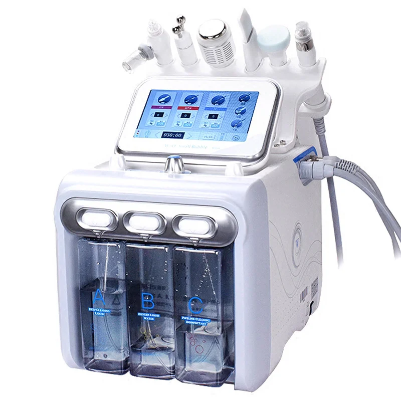 Portable 6 in 1 dermabrasion Microdermabrasion Machine with BIO Lifting Skin Scrubber skin whitening