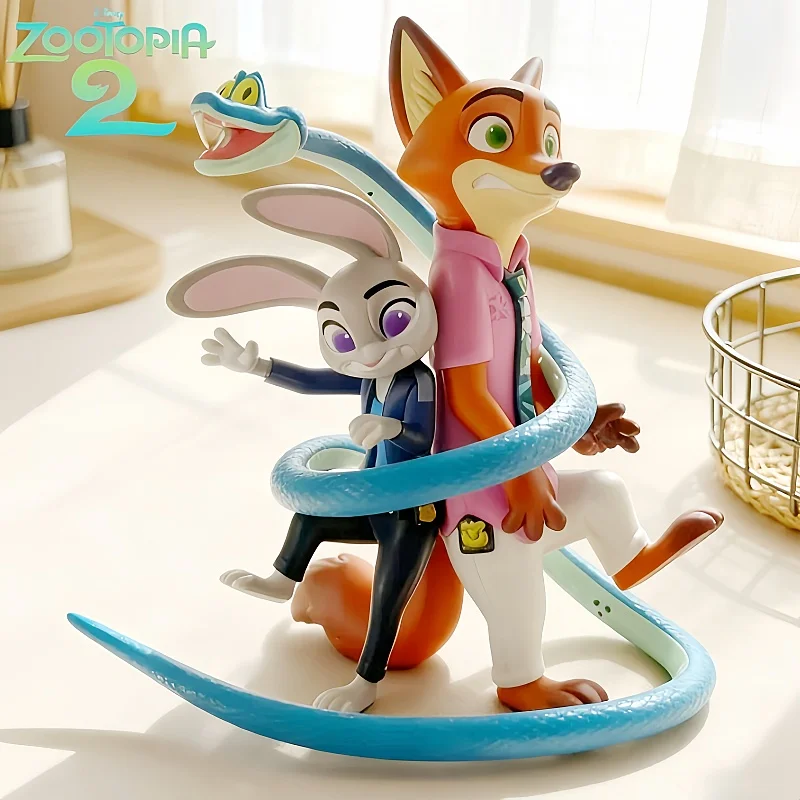 

Официальная аутентичная Toptoy Disney Zootopia 2, новая серия Journey, ручная глухая коробка, окружающие украшения, модели игрушек, рождественский подарок