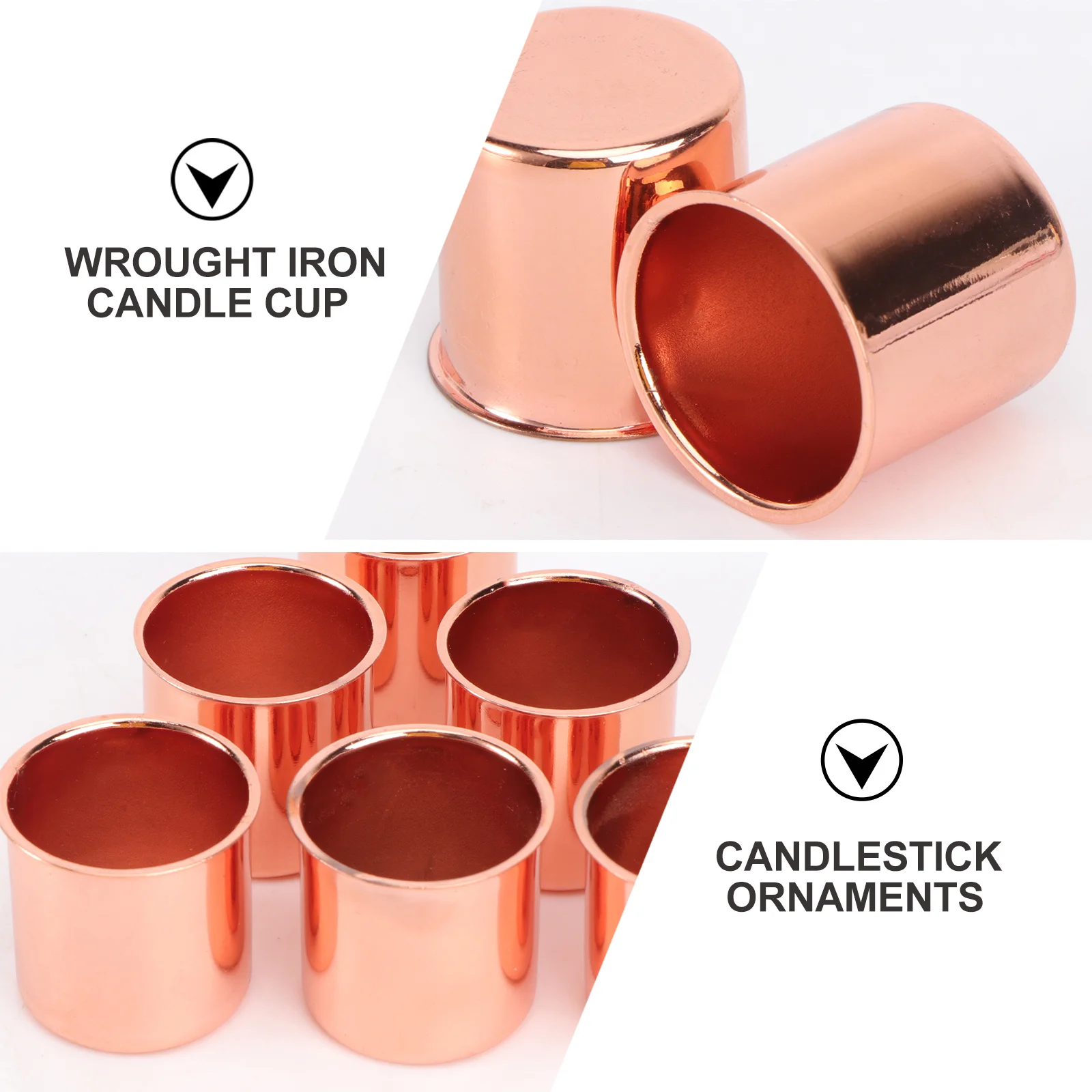 

20Pcs Holders Iron Stand for Home Decor Table Centerpiece Romantic Dinner Decoration Tealight Holder Desktop