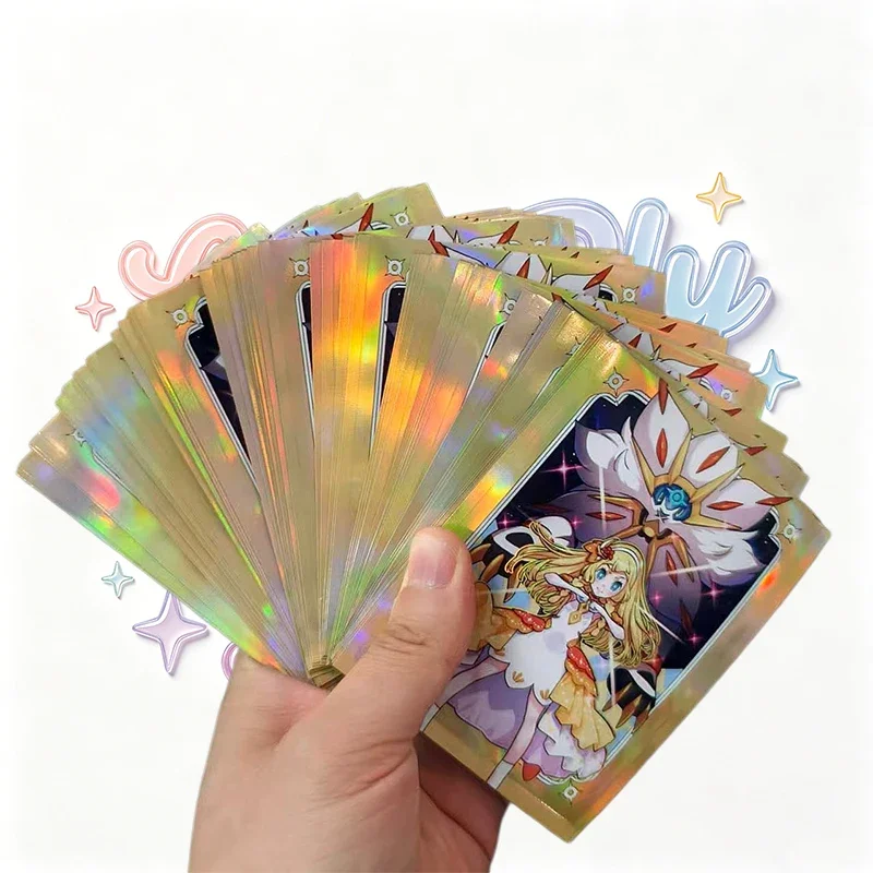 30 Stück Anime Kreative Charizard Umbreon Pocket Monsters TCG Kartenschutzhüllen Flash Deck Sleeves PKM Sammelkartenspiel Beutel Spielzeug – Detail 2