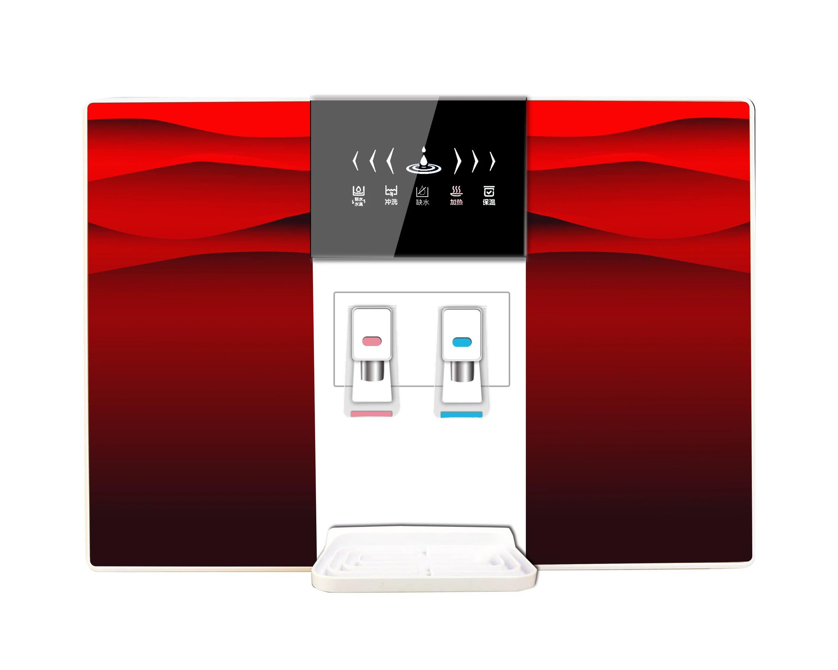 Factory Sale 5 Stages Desk Top RO Cabinet Carbonated Water Filling Machine Reverse Osmosis Hot Cold Water Dispenser Purifier