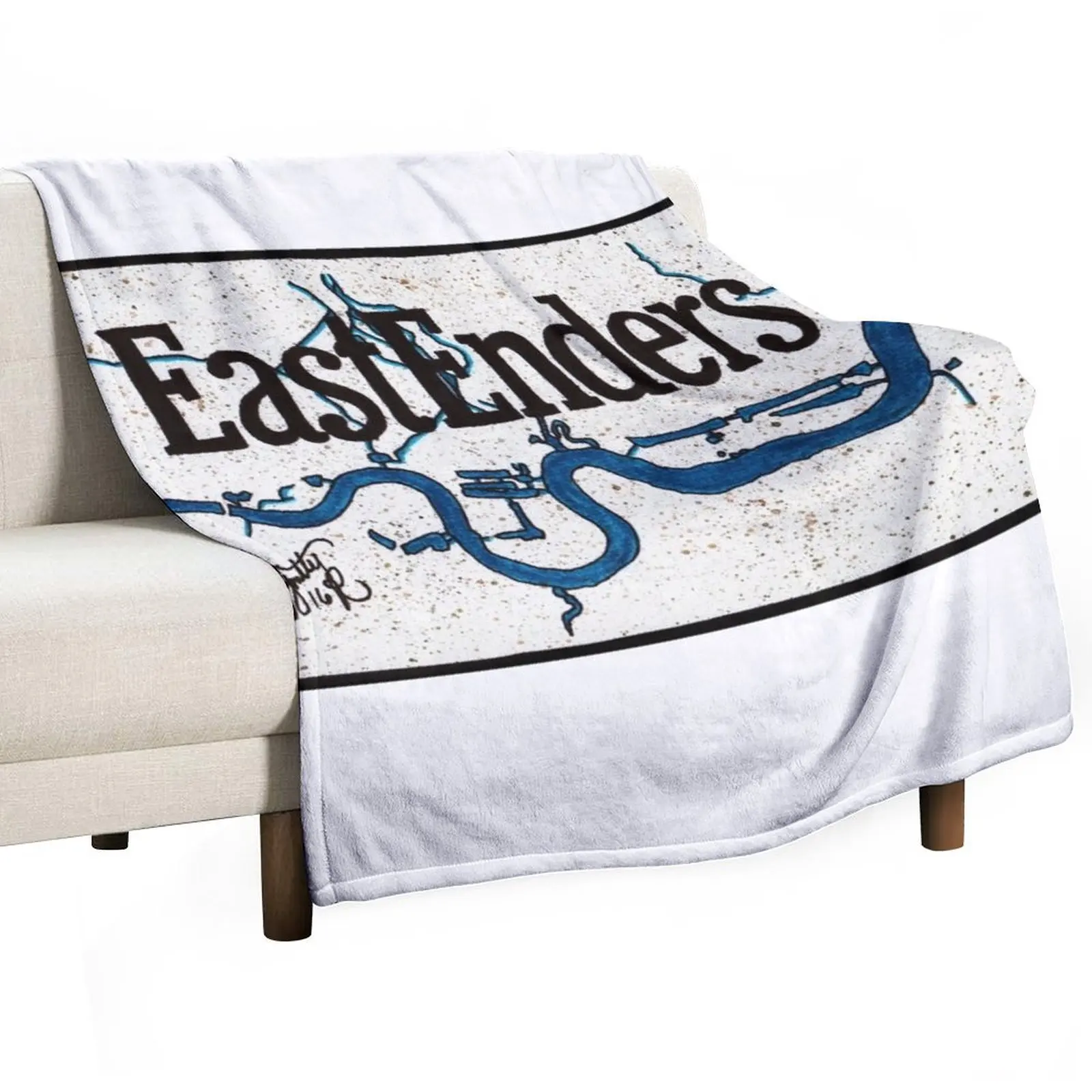 EastEnder River Throw Blanket Moving christmas decoration Blankets For Sofas Nap warm for winter Thermal Blankets
