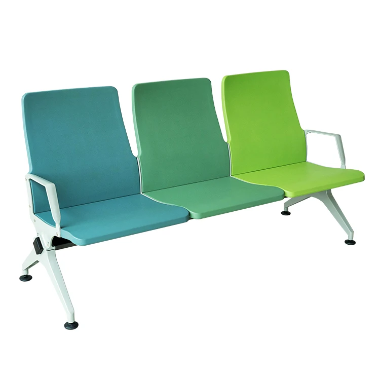 Tandem Airport Clinic School Mall & Hotel Armrest Waiting Chairs With Durable Aluminum Alloy For Commercial Use