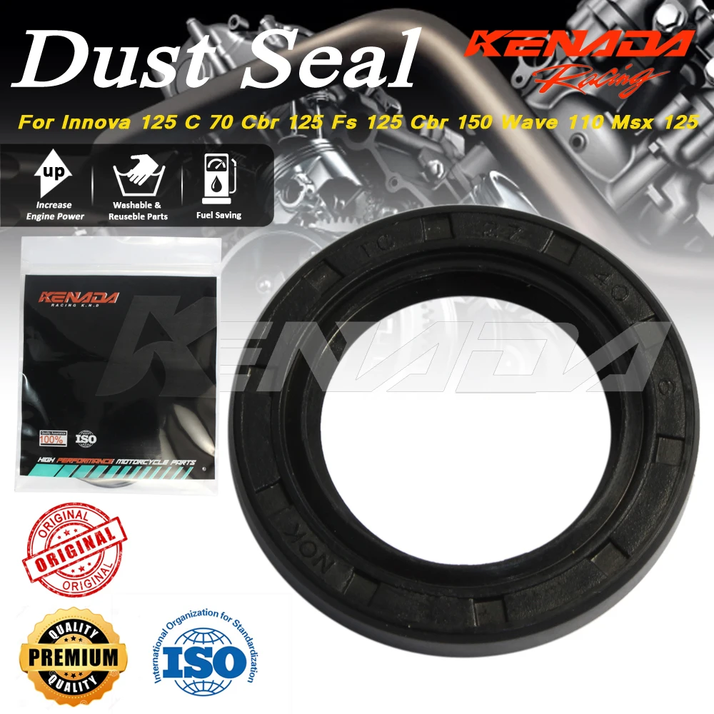 KENADA Racing For Innova 125 C 70 Cbr 125 Fs 125 Cbr 150 Wave 110 Msx 125 Rear Wheel Dust Seal 91251-KGH-902