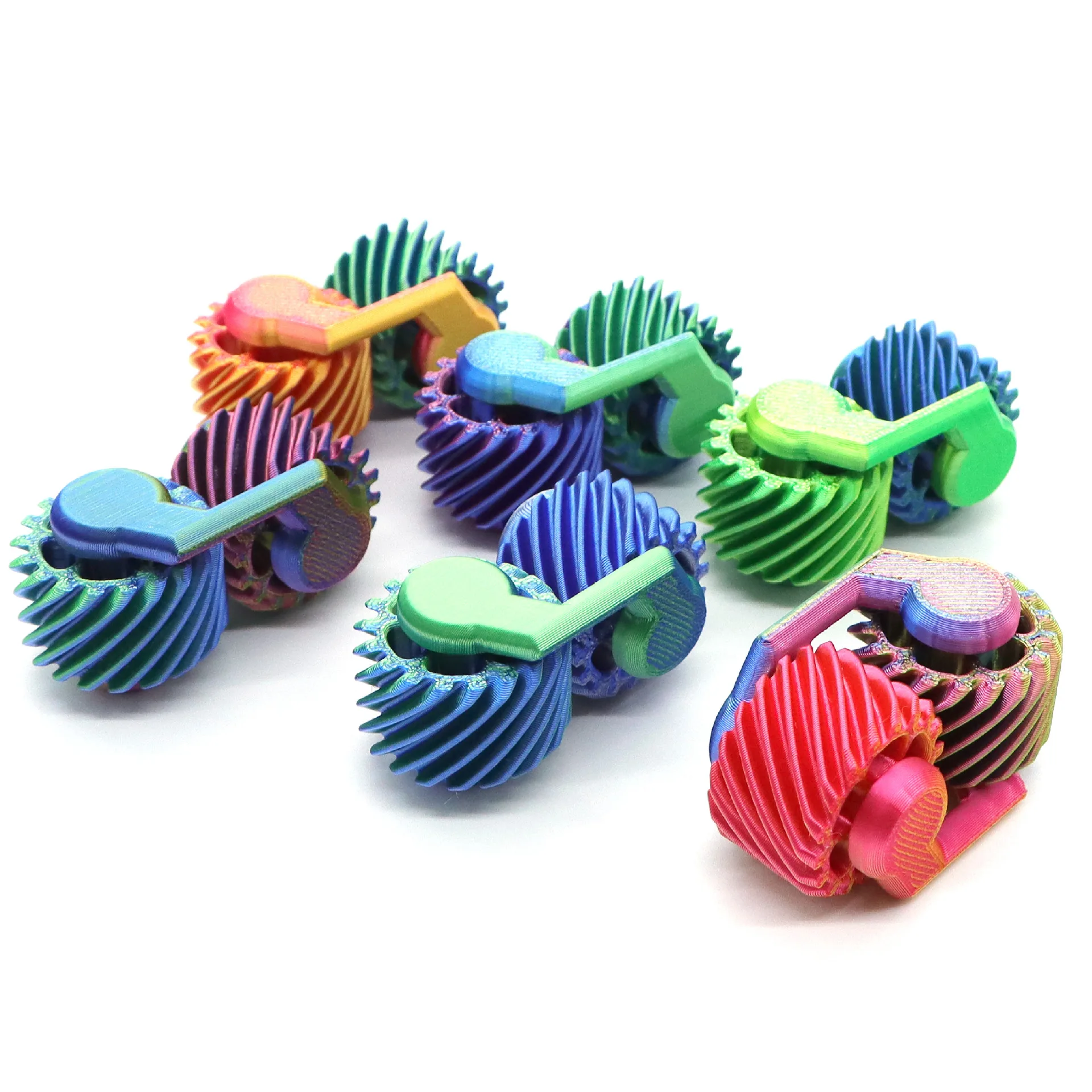 

3D Printed Fidget Spinner Miniature Fingertip Gear Stress Relief Toy for Top