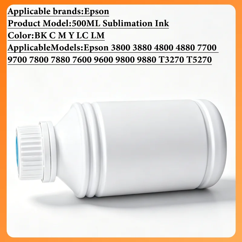 500/1000ML Sublimation Ink Heat Transfer Ink For Epson 3800 3880 4800 4880 7700  9700 7800 7880 7600 9600 9800 9880 T3270 T5270