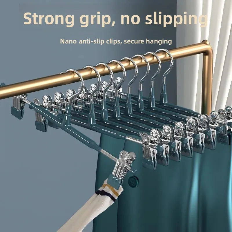 Seamless Multi-Functional Pants Drying Rack Home Use JK Skirt Clip Clothes Storage Hanger No Trace Pants Clamp