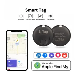 Air Tag Smart Bluetooth Tracker Tag Works with IOS Find My APP Tracking Locator  Device Anti-lost Item Finder for keys bag