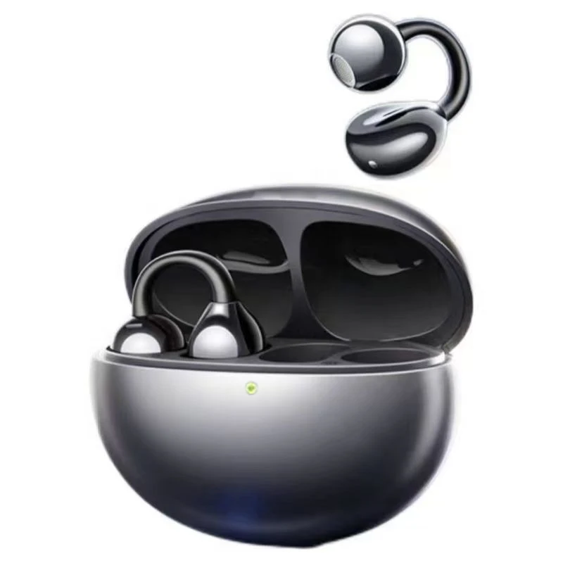 UYUXIO Wireless Open Ear Headphone BT 5.4 Clip on Earbuds 72H Play Time with Long-Battery Life Over Ear Buds for Sport Workouts