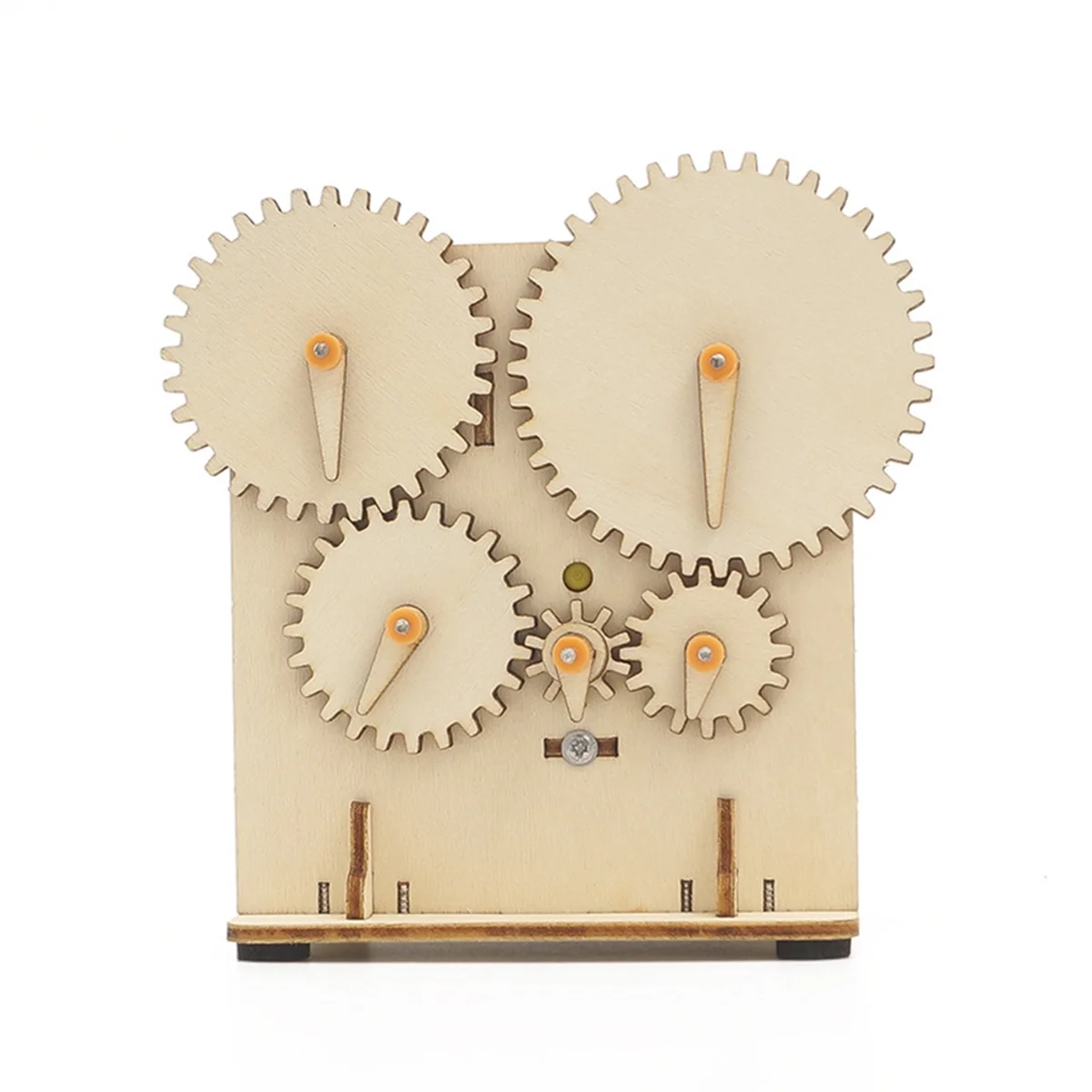 T85C DIY Wooden Electric Gear Wheel Science Experiment Technology Puzzle Kit Learning Educational Material for Children