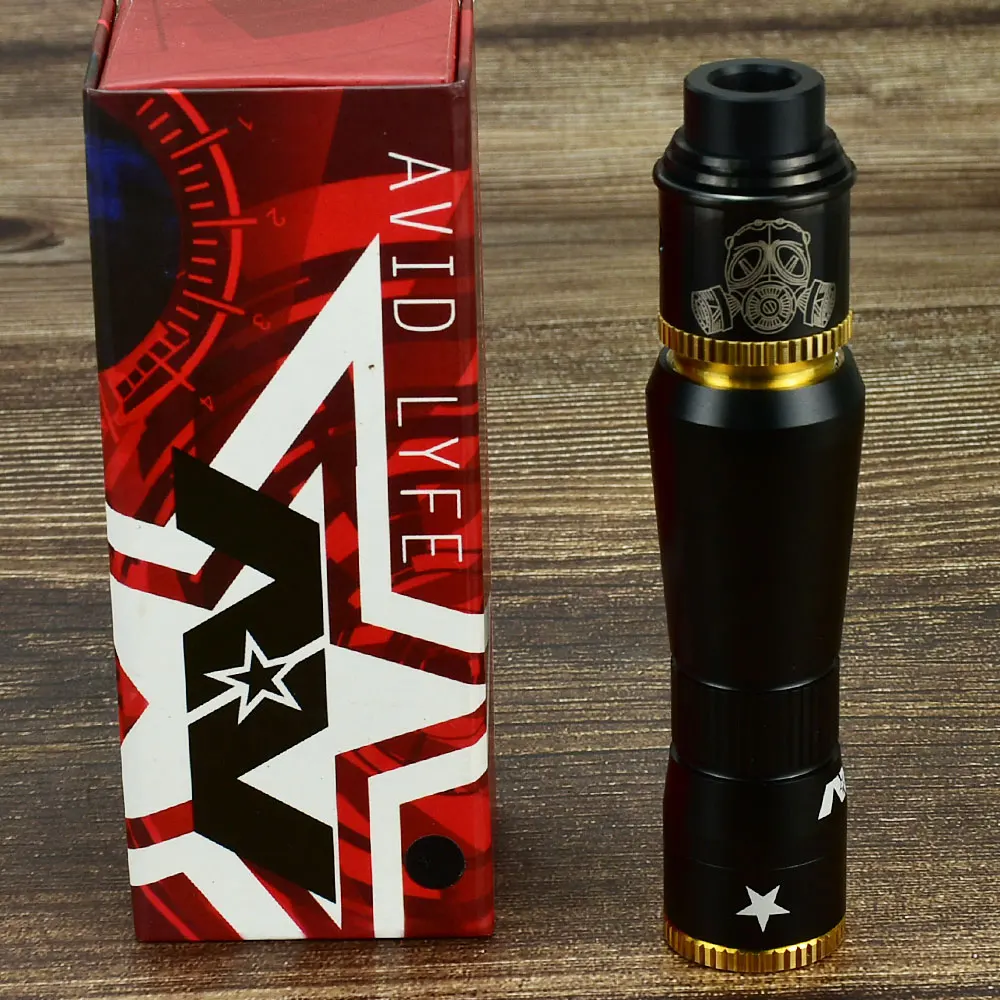 avid lyfe mod الميكانيكية وزارة الدفاع الألومنيوم والنحاس نهاية العالم GEN 2 RDA 24mm mech mod fit 18650 بطارية vape mod
