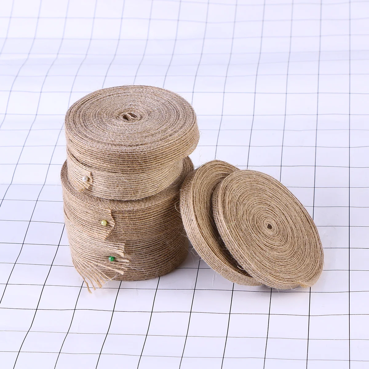 

Natural Jute Webbing Ribbon For Diy Crafts Decoration Wedding Bouquet Wrap String Burlap Twine Home Party Decor