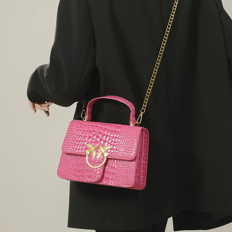 

Женская роскошная элегантная кожаная сумка через плечо, высококачественная дизайнерская сумка через плечо, предназначенная для повседневной городской моды