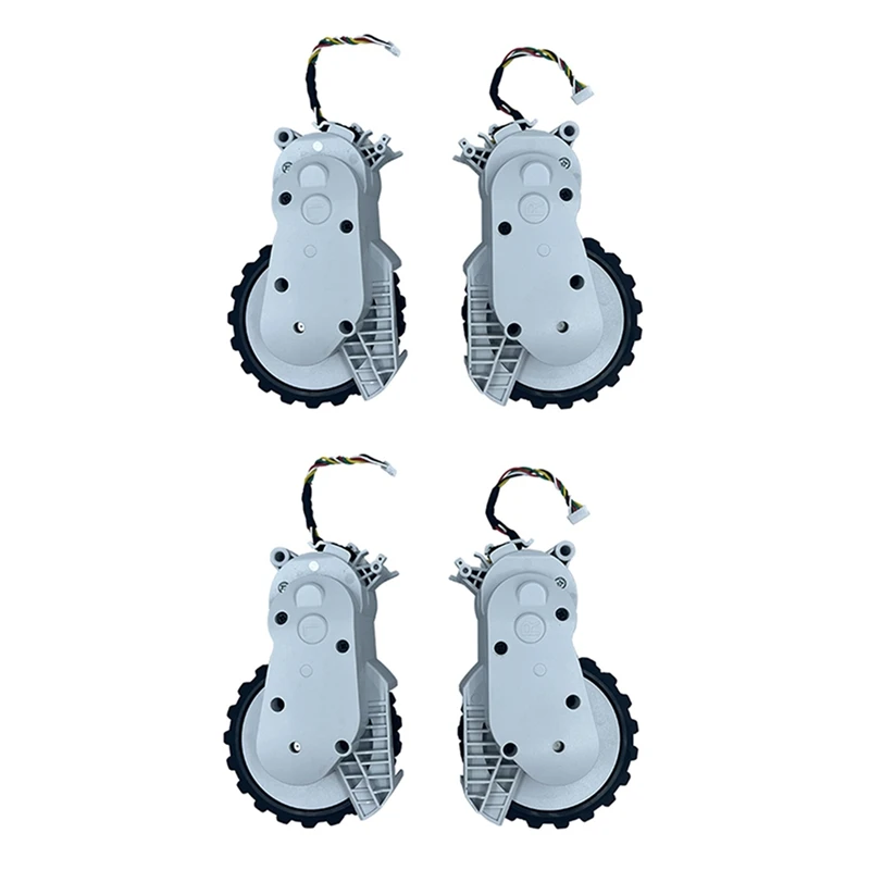 

4X приводное колесо в сборе с двигателем для робота-пылесоса Xiaomi Mijia E10/B112/E12, левое и правое колесо