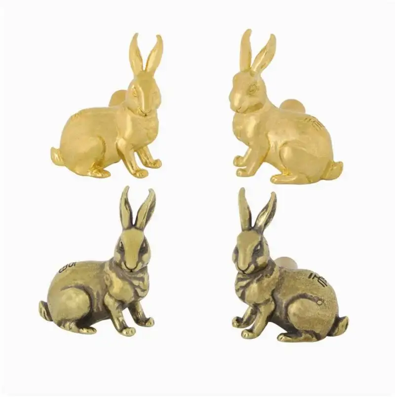 

Vintage Rabbit Furniture Handle Knobs Brass Animals Handles For Kitchen Wine Cabinet Door Wardrobe Cupboard Drawer Pulls