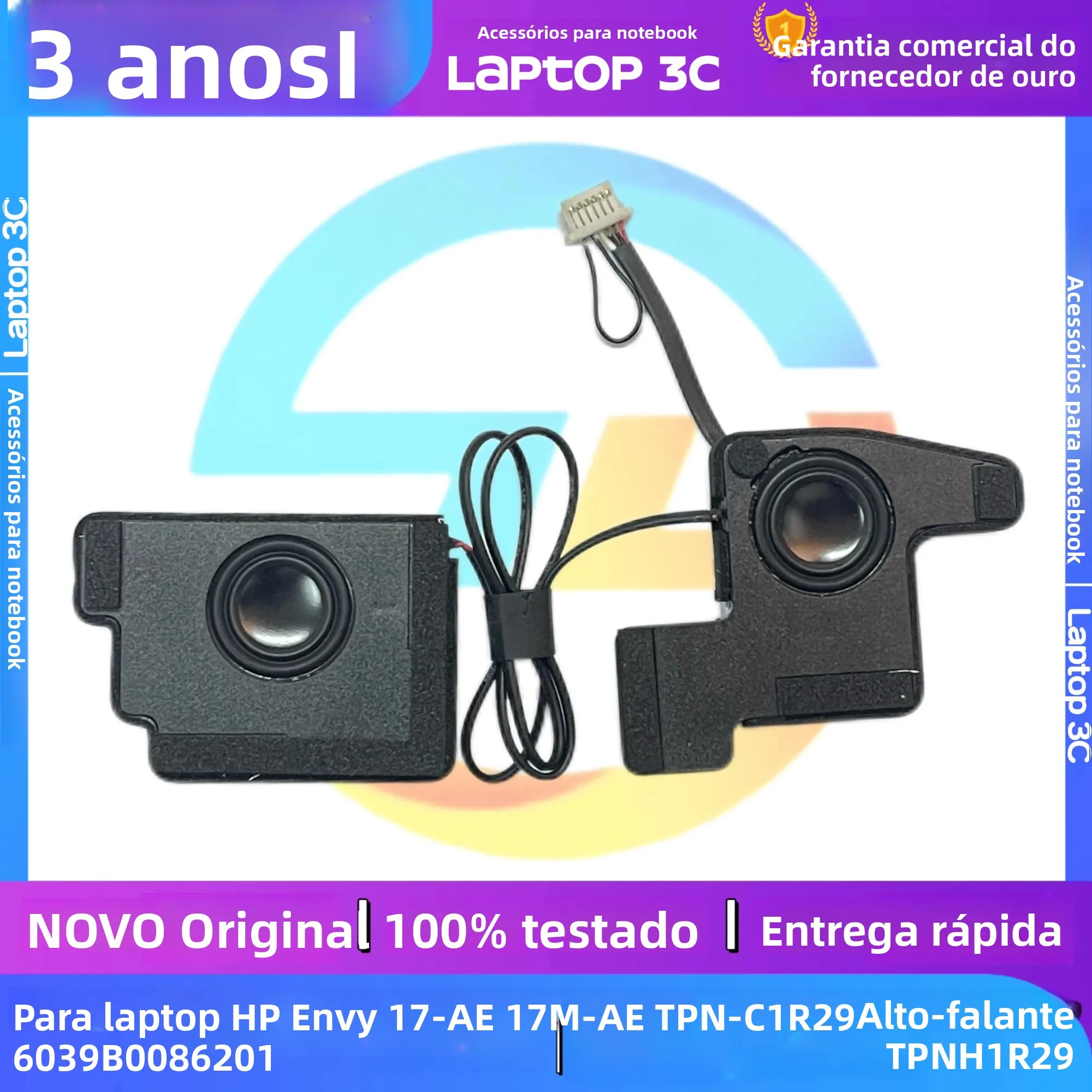 Novo original portátil notebook alto-falante de áudio para hp envy 17-ae 17m-ae TPN-C129 TPN-l129 alto-falante embutido chifre áudio
