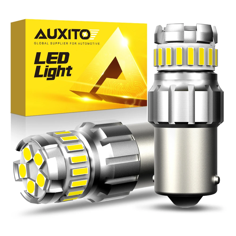 2 uds 1200LM Canbus T15 P21W 1156 BA15S bombilla LED para Skoda Superb Octavia 2 2011 2012 2013 Kia Rio luz de circulación diurna lámpara DRL