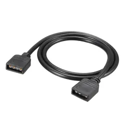 uxcell RGB Splitter Cable Female to Female 3 Pin Extension Connector 50cm Length