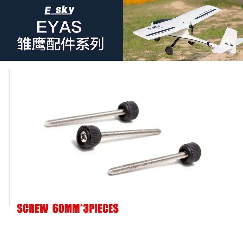 83 ESKY Remote Control Fixed-Wing Novice Aircraft Accessories Propeller Canopy Landing Gear Servo Brushless Motor
